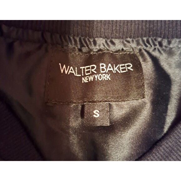 Walter Baker Floral & Butterfly Embroidered Bomber Jacket Size Small - Picture 14 of 16